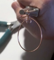 Susan LeGuyader's Barely Contained - Making Bead Link Chain - , Contemporary Wire Jewelry, Making Chain, Chain Making , Jump Rings, Jump Ring, Making Jump Rings, Loops, Wire Loop, Wrapped Wire Loop, making bead link chain